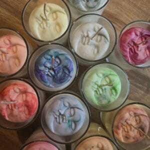 30cl Sacred Moon Face Ritual Spell Candles